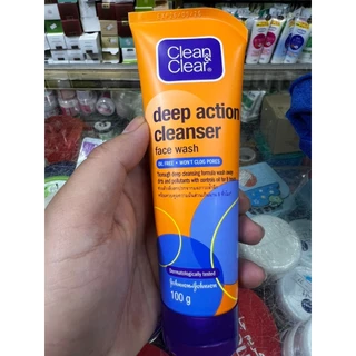 Sữa Rửa Mặt Clean & Clear Deep Action 100g