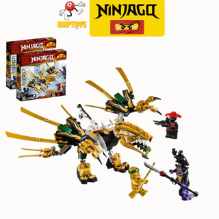 [Hỏa tốc HCM][Ninjago] THE GOLDEN DRAGON Ninja City Mô hình đồ chơi lắp ráp | 171 Mảnh ghép