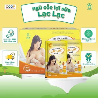 Ngũ cốc Lợi Sữa Lạc Lạc 600g, vị thơm ngon cũng cấp dinh dưỡng và khoáng chất giúp lợi sữa tăng tiết sữa cho mẹ