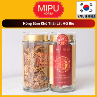 Hồng Sâm Khô Thái Lát HG Bio Hàn Quốc hộp 200g