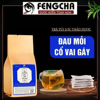 [Xương khớp] Trà chống đau mỏi cổ vai gáy Fengcha giãn cơ, hoạt huyết giải phóng kinh lạc ứ trệ bịch 30 gói lọc