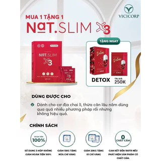 GIẢM CÂN NATSLIM X3 đỏ chính hãng . Giúp giảm cân hiệu quả an toàn.