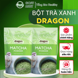 Bột Matcha Trà Xanh Hữu Cơ Nguyên Chất Cao Cấp 100g Dragon Superfoods Matcha Powder