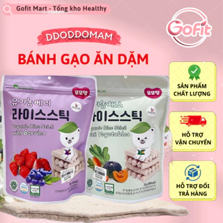 Bánh Gạo, Snack Hữu Cơ Ăn Dặm Ddoddomam 20g - Hàn Quốc