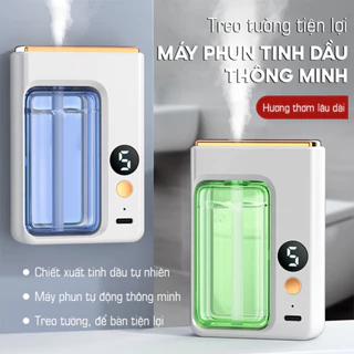 Máy Xịt Thơm Phòng Máy Xông Tinh Dầu Khuếch Tán Mini Tự Động Khuếch Tán Tinh Dầu, Chống Hanh Khô, Tỏa Hương Thơm Nhẹ Dịu