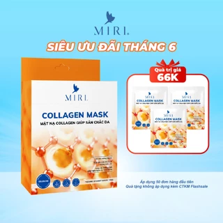 [Hộp 10 Miếng] Mặt Nạ Giúp Săn Chắc Da - Collagen Mask MIRI