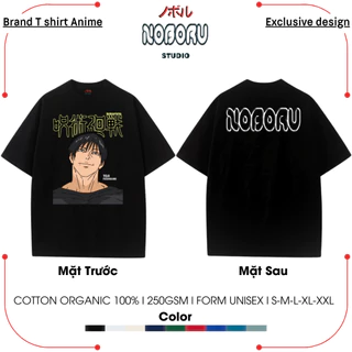 [ Local Brand ] Áo Thun ANIME Form Rộng Unisex NOBORU Jujutsu Kaisen: TOJI FUSHIGURO.100% Cotton.