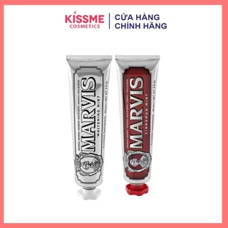 Kem đánh răng Marvis Toothpaste 85ml Whitening Mint (Nhập khẩu chính hãng)