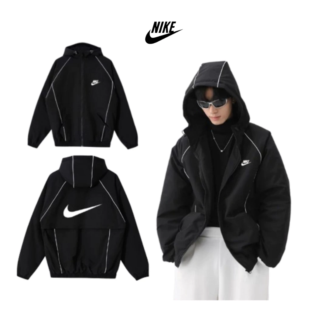 Áo khoác Nike, áo khoác nam nữ có mũ tháo rời, độc lạ chuẩn form i hình m99 Hight Bar Store