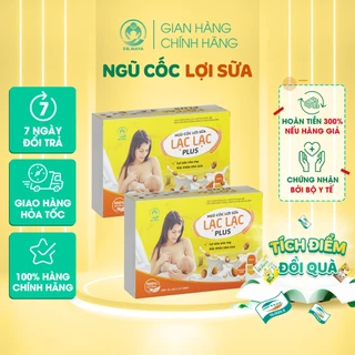 Ngũ cốc Lợi Sữa Lạc Lạc Plus Dr.maya 600g (30 gói), hương vị thơm ngon, cũng cấp dinh dưỡng cải thiện chất lượng sữa mẹ