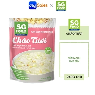 Cháo tươi SGF yến mạch hạt sen 240g