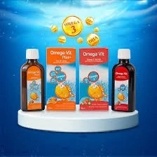 Omega Vit - Omega Vit Plus Hỗ Trợ Bổ Sung Khoáng Chất Và Vitamin Cho Trẻ