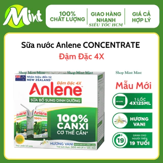 Sữa nước Anlene CONCENTRATE đậm đặc - Lốc 4x125ml. Shop Mint Mint.