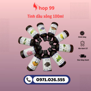 Tinh Dầu Thiên Nhiên Xông Phòng Cho Spa, Dưỡng Sinh Chai 100ml