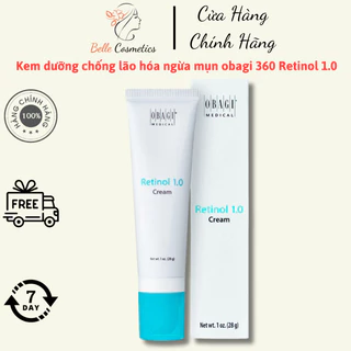 Kem Dưỡng Obagi Retinol 1.0 Cream 28g Chống Lão Hóa, Dưỡng Ẩm Tốt , Ngừa mụn 360 Retinol