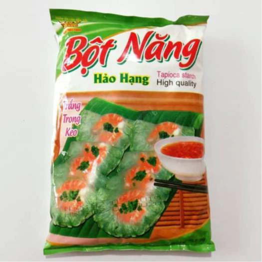 Bột năng hảo hạng Thành Phát gói 400g. Bột năng Thành phát trắng trong keo DATE mới