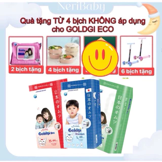 Bỉm/Tã dán/quần cho bé Goldgi+, Goldgi X5, Goldgi Eco thiết kế siêu mỏng chống tràn thấm hút tốt