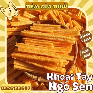 500G Snack Khoai Tây Que Hương Ngó Sen Chua Cay, Bim Bim Khoai Tây Hương Ngó Sen, Tiệm ăn vặt Thuỳ Bùi