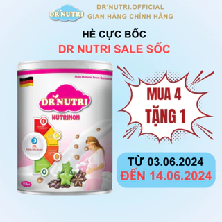 Sữa Bột Dành Cho Mẹ Bầu Dr Nutri Mom dùng cho người bị tiểu đường thai kỳ, chống táo bón, chuột rút