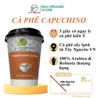 Cà phê sấy lạnh Cappuchino - tự pha uống liền