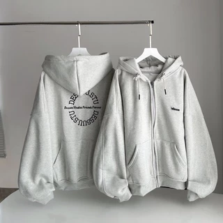 Áo Khoác Hoodie Form Boxy Dessuu Túi Ngược Nhiều Màu Nam Nữ Unisex