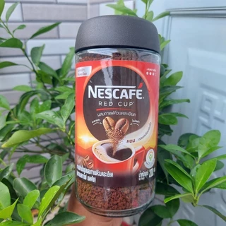 Nescafe Redcup hũ 200g cà phê hòa tan kết hợp cà phê rang xay (Thái Lan) -DATE mới