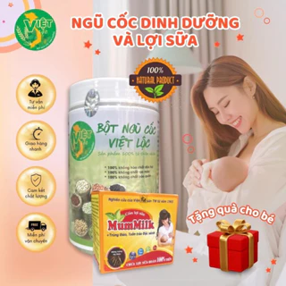 Ngũ cốc việt lộc và cốm mummilk kích sữa ( combo siêu lợi sữa giúp sữa về nhiều và đặc sữa cho mẹ sau sinh)