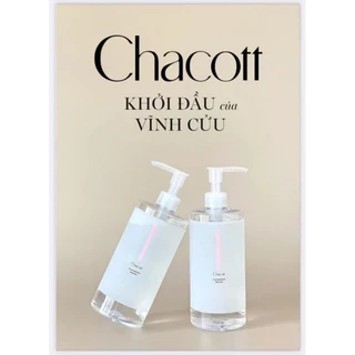 Nước Tẩy Trang Chacott for Professionals 500ml Cleansing Water mẫu mới - xuất xứ Nhật