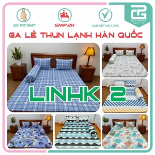 Ga lẻ thun lạnh Hàn Quốc, Ga giường  ( không áo gối, đủ kích thước)