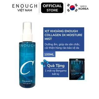 Xịt khoáng Enough Collagen 3X Moisture Mist 100ML