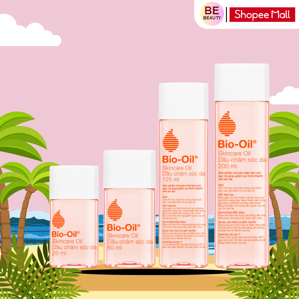 Bio Oil Giảm Rạn Da Và Làm Mờ Sẹo 25ml-60ml-125ml-200ml