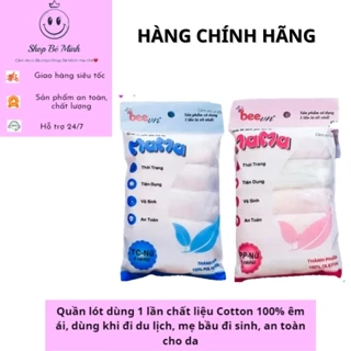 [CHÍNH HÃNG_Set 5 chiếc]Quần lót dùng 1 lần chất liệu Cotton100% êm ái,dùng khi đi du lịch,mẹ bầu đi sinh,an toàn cho da