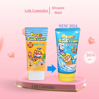 Kem Chống Nắng Pororo SunCream SPF 50+ PA+++ Hàn Quốc Cho Trẻ Sơ Sinh Đến 15 Tuổi, Tuýp 50ml