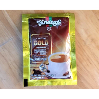 gói lẻ 20 gram [VINACAFE] CÀ PHÊ SỮA HÒA TAN [VN] 3 IN 1 Café Gold Original