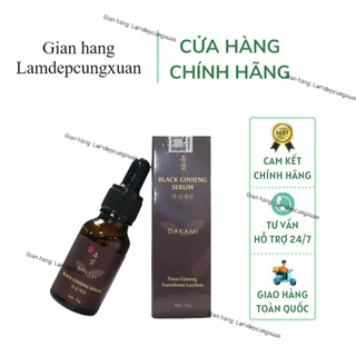 Serum sâm đen Dakami Ginseng - kem sâm đen dakami - Chính hãng có tem lớp bạc gửi tin nhắn