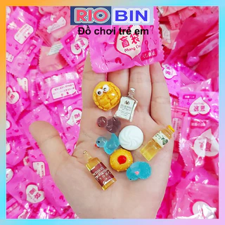 Túi kẹo bóc quà bất ngờ Blind Bag, Túi mù hình con vật, chai nước uống và đồ ăn làm quà tặng