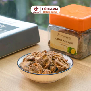 Ô Mai (Xí Muội) Chanh Mặn Ngọt Hồng Lam - Vị Chua Mặn Ngọt - Hộp (200g, 250g)