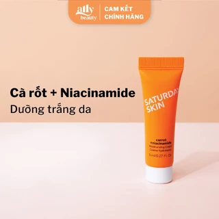 [Minisize] Kem Dưỡng Ẩm Sáng Da Với Dưỡng Chất Cà Rốt + Niacinamide Saturday Skin