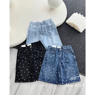 Quần đùi short sooc jean ngố nơ nhỏ QCL1 QCCC QS208 9075 5511