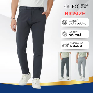 Quần Âu Nam Bigsize Ống Côn GUPO Local Brand Cotton Co Giãn 4 Chiều Body Công Sở Đi Học Hàn Quốc