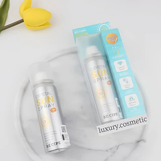 Kem chống nắng dạng xịt CRY.STAL SUN S.PRAY SPF 50+ PA+++ cho da mặt & body, chống nắng hiệu quả tránh tia UV cực tím H6