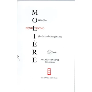 Sách Bệnh tưởng - Hài kịch - Molière