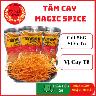 Tăm Cay Magic Spice Siêu Cay - Tăm Xoắn Cay - Que Tăm Cay Trung Quốc - Gói 56g - ngucoc_anvat