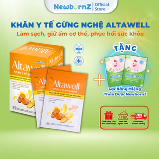 Khăn Gừng nghệ Altawell - Giúp phục hồi sức khỏe, lấy lại vóc dáng, làn da, giữ ấm cơ thể cho mẹ bầu, mẹ sau sinh