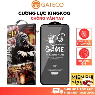 Kính Cường Lực Chống vân tay KingKog I.p 14 pro max 7 Plus 8 Plus X Xs Xr Xs max 11 Promax 12 Promax [WK-GAME]