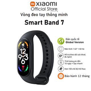 Miband 7 - Vòng Tay Xiaomi Smart Band 7 Bản quốc tế - Hàng chính hãng