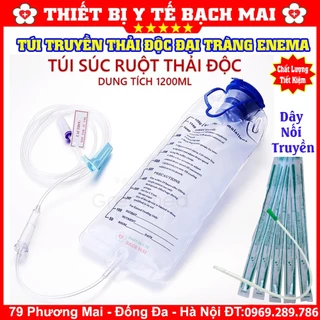 Túi Súc Ruột Enema Thải Độc Đại Tràng Detox Đường Ruột Cải Thiện Sức Khỏe - Túi Truyền Cà Phê MPV 1200ml