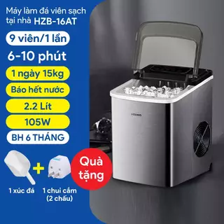 Máy Làm Đá Viên Tự Động Siêu Tốc Hicon HZB-16AT - Vỏ Inox 304