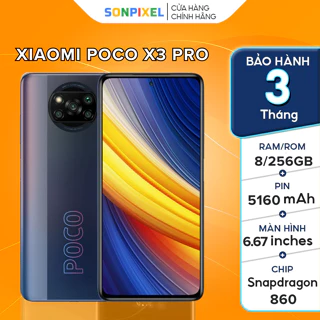 Điện Thoại Xiaomi POCO X3 Pro Likenew, Ram 8/ Rom 256GB, Chip Snapdragon 860. SonPixel