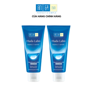 [VB] Combo 2 Sữa rửa mặt dưỡng trắng Hada Labo Perfect White Tranexamic Acid Cleanser 80g